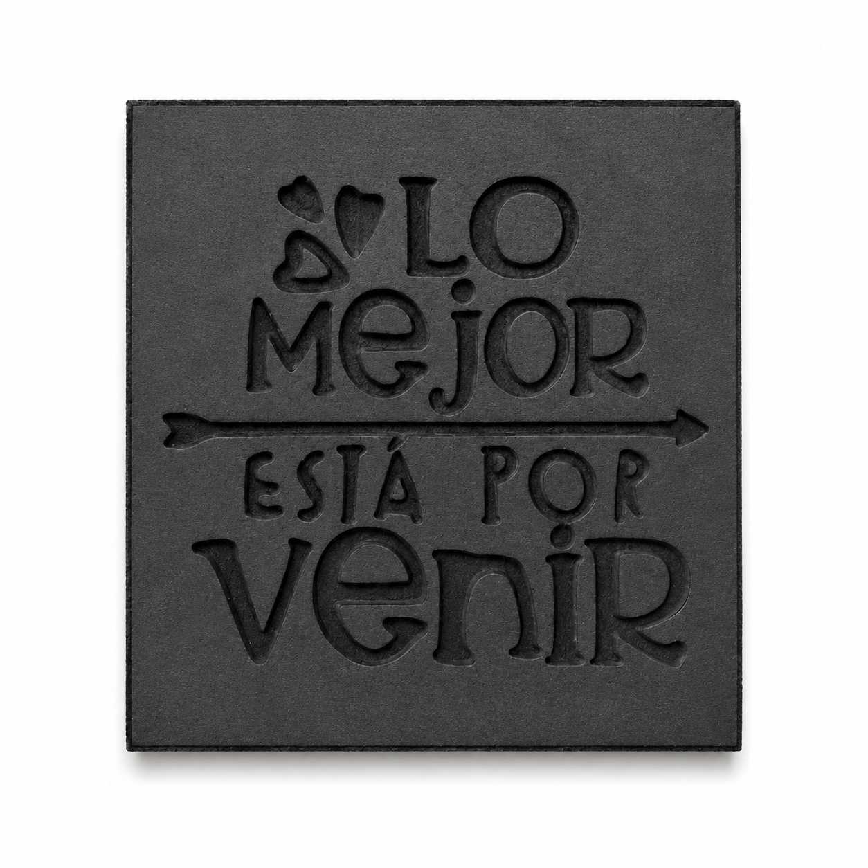 Textura "Lo mejor está por venir"