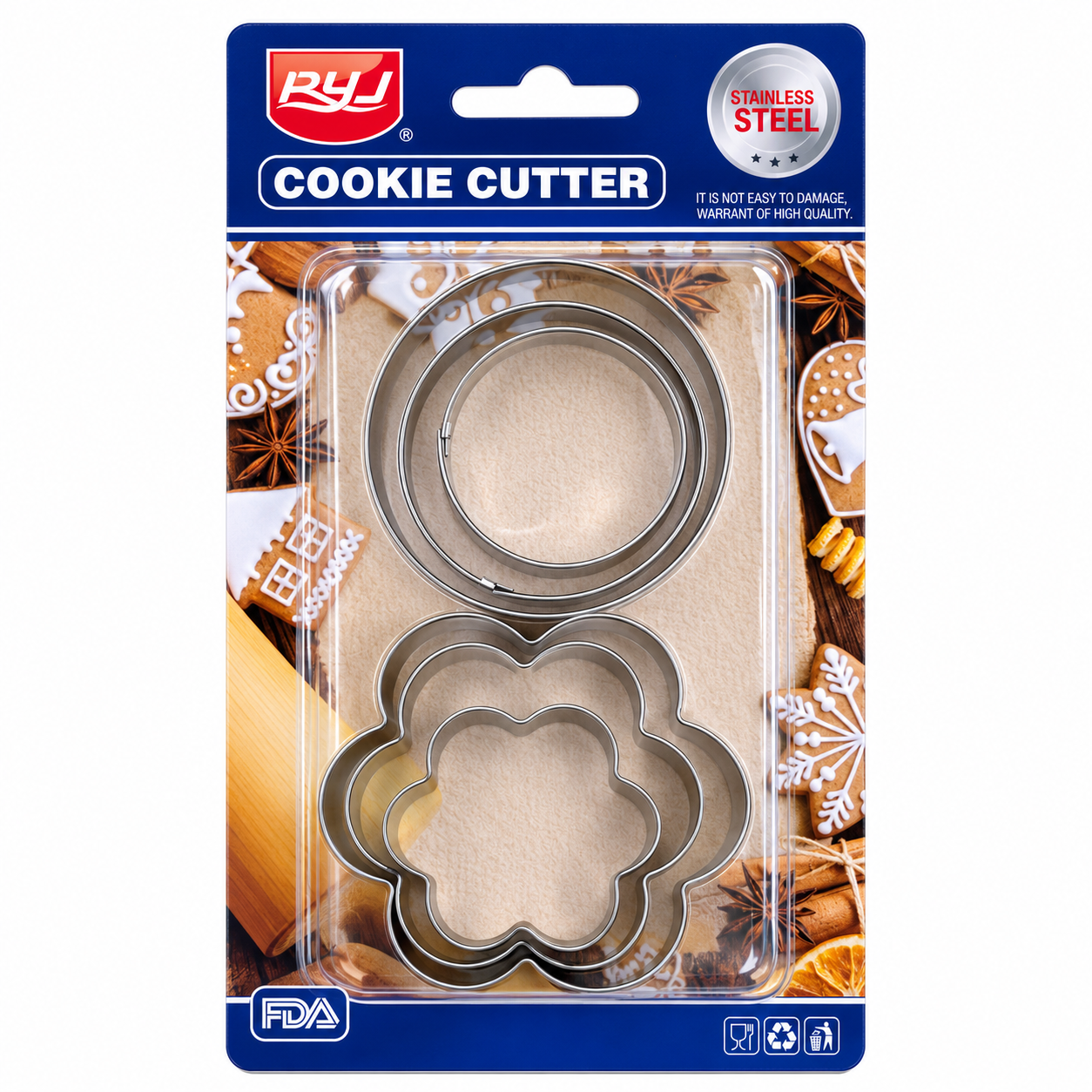 Kit de Cortantes Circulares y de Flor