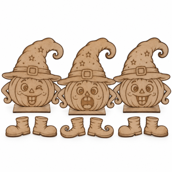 Calabaza de Halloween MDF 3mm - Imagen 2